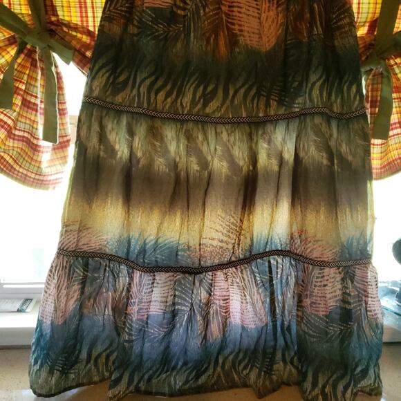 Truly for You 2X multi colored maxi skirt NWT‎ - Picture 5 of 5